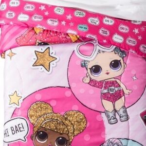 L.O.L. Surprise! Twin Glitterful Comforter Bundle Set
